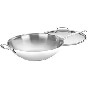 Cuisinart 726-38H Chefs Classic Stainless 14-Inch Stir-Fry Pan with Helper Handl Cuisinart 726-38H Chefs Classic Stainless 14-Inch Stir-Fry Pan with Helper Handl