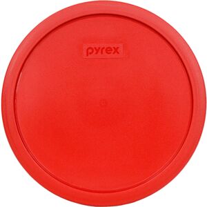 Pyrex 7403-PC Red Sculptured Mixing Bowl Plastic Lid Made in USA Pyrex 7403-PC Red Sculptured Mixing Bowl Plastic Lid Made in USA