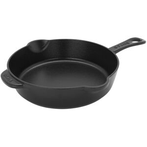 STAUB Fry Pans Cast Iron 8.5-inch Traditional Deep Skillet-Black STAUB Fry Pans Cast Iron 8.5-inch Traditional Deep Skillet-Black