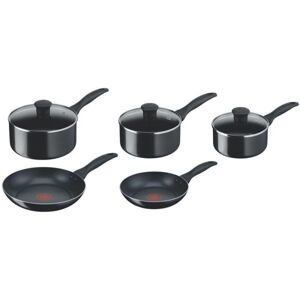 Tefal Bistro B098S544 5 Pcs Non Stick Cookware Pots & Pan Set - Black Tefal Bistro B098S544 5 Pcs Non Stick Cookware Pots & Pan Set - Black