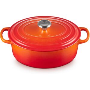 Le Creuset Enameled Cast Iron Signature Oval Dutch Oven 2.75 qt. Flame Le Creuset Enameled Cast Iron Signature Oval Dutch Oven 2.75 qt. Flame