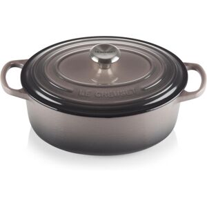 Le Creuset Enameled Cast Iron Signature Oval Dutch Oven 2.75 qt. Oyster Le Creuset Enameled Cast Iron Signature Oval Dutch Oven 2.75 qt. Oyster