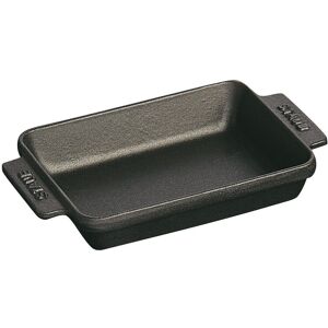 Staub Cast Iron 5.75-inch x 4.5-inch Mini Rectangular Baker - Matte Black Made Staub Cast Iron 5.75-inch x 4.5-inch Mini Rectangular Baker - Matte Black Made