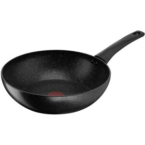 Tefal Titanium Stone Wok 28 cm, High-Performance Non-Stick Coating, Metal Spatul Tefal Titanium Stone Wok 28 cm, High-Performance Non-Stick Coating, Metal Spatul