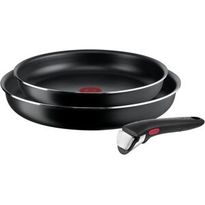 Tefal Ingenio Easy ON 3 Piece Non-Stick Pan Set, 24&28 cm Frying Pans, Bakelite Tefal Ingenio Easy ON 3 Piece Non-Stick Pan Set, 24&28 cm Frying Pans, Bakelite