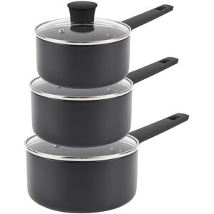Russell Hobbs COMBO-8693 Saucepan Set ? Non-Stick Pans, Induction, With Glass Li Russell Hobbs COMBO-8693 Saucepan Set ? Non-Stick Pans, Induction, With Glass Li