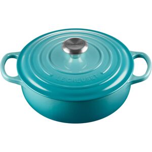 Le Creuset Enameled Cast Iron Signature Sauteuse Oven 3.5 qt. Caribbean Le Creuset Enameled Cast Iron Signature Sauteuse Oven 3.5 qt. Caribbean