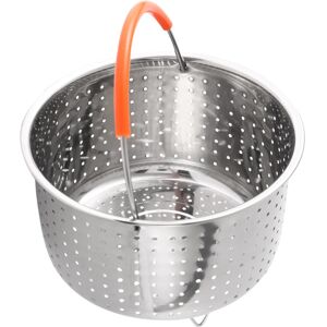 Torribaly Stainless Steel Steamer Basket Pressure Cooker with Silicone Covered Handle Stur Torribaly Stainless Steel Steamer Basket Pressure Cooker with Silicone Covered Handle Stur