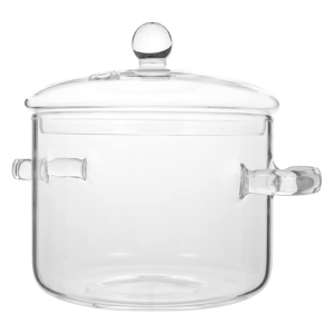 Torribaly Glass Saucepan with Cover,Stovetop Cooking Pot Lid and Handle Simmer Clear Soup Torribaly Glass Saucepan with Cover,Stovetop Cooking Pot Lid and Handle Simmer Clear Soup