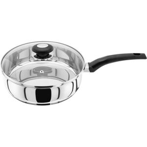 Judge Essentials Stainless Steel Large Saute Pan 24cm, Induction Ready, Oven Saf Judge Essentials Stainless Steel Large Saute Pan 24cm, Induction Ready, Oven Saf