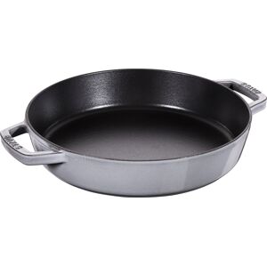 STAUB 40511-726-0 Cast Iron Frying Pan with Two Handles, Graphite Grey, 26 cm STAUB 40511-726-0 Cast Iron Frying Pan with Two Handles, Graphite Grey, 26 cm