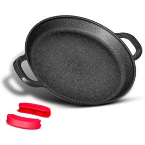 INTIGNIS Traditional Paella Pan 40cm ? Non-Stick Induction Heavy-Duty, Anti-Sc INTIGNIS Traditional Paella Pan 40cm ? Non-Stick Induction Heavy-Duty, Anti-Sc