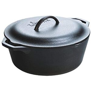 Lodge Cast Iron Serving Pot Dutch Oven with Dual Handles Pre-Seasoned 7-Quart Lodge Cast Iron Serving Pot Dutch Oven with Dual Handles Pre-Seasoned 7-Quart