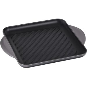 Le Creuset Enamaled Cast Iron Square Grill 9.5"""" Oyster Le Creuset Enamaled Cast Iron Square Grill 9.5"""" Oyster