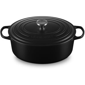 Le Creuset Enameled Cast Iron Signature Oval Dutch Oven 8 qt. Licorice Le Creuset Enameled Cast Iron Signature Oval Dutch Oven 8 qt. Licorice