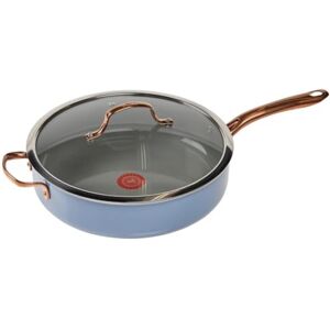 Tefal T-fal Preserve Ceramic Nonstick Saute Pan with Lid 5.5 Qt Made without PFOA and Tefal T-fal Preserve Ceramic Nonstick Saute Pan with Lid 5.5 Qt Made without PFOA and
