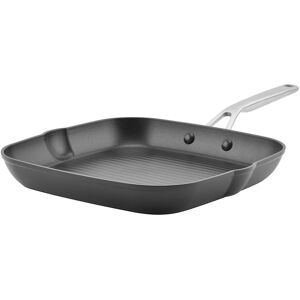 KitchenAid Hard Anodized Induction Nonstick Square Grill Pan/Griddle with Pourin KitchenAid Hard Anodized Induction Nonstick Square Grill Pan/Griddle with Pourin