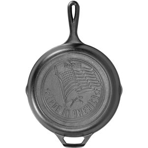 Lodge Cast Iron 10.25"""" Skillet with American Flag Design Lodge Cast Iron 10.25"""" Skillet with American Flag Design