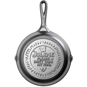 Lodge 8 Inch Dolly Parton Pre-Seasoned Cast Iron Stamped Skillet - Signature Tea Lodge 8 Inch Dolly Parton Pre-Seasoned Cast Iron Stamped Skillet - Signature Tea