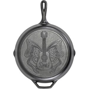 Lodge 12 Inch Dolly Parton Pre-Seasoned Cast Iron Stamped Skillet - Signature Te Lodge 12 Inch Dolly Parton Pre-Seasoned Cast Iron Stamped Skillet - Signature Te