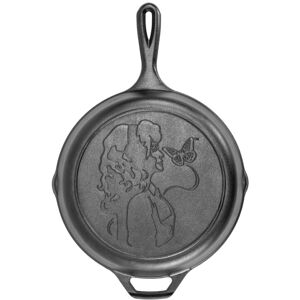 Lodge 10.25 Inch Dolly Parton Pre-Seasoned Cast Iron Stamped Skillet - Signature Lodge 10.25 Inch Dolly Parton Pre-Seasoned Cast Iron Stamped Skillet - Signature