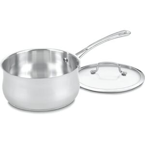 Cuisinart 4193-20 Contour Stainless 3-Quart Saucepan with Glass Cover Silver Cuisinart 4193-20 Contour Stainless 3-Quart Saucepan with Glass Cover Silver