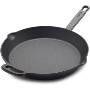 GreenPan x Bobby Flay 12 Cast Iron Pre-Seasoned Skillet with Helper Handle Pro GreenPan x Bobby Flay 12 Cast Iron Pre-Seasoned Skillet with Helper Handle Pro