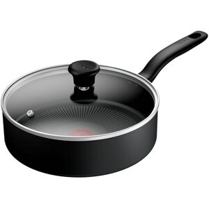 Tefal Titanium Essential Sautepan 26 cm + Lid, Non-Stick Coating, Metal Spatula Tefal Titanium Essential Sautepan 26 cm + Lid, Non-Stick Coating, Metal Spatula