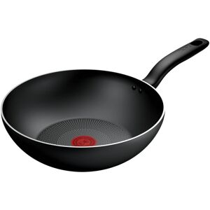 Tefal Titanium Essential Wok Pan 28 cm, Non-Stick Coating, Metal Spatula Safe, C Tefal Titanium Essential Wok Pan 28 cm, Non-Stick Coating, Metal Spatula Safe, C