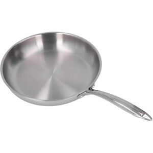 Unbranded Stainless Steel Frying Pan Thickened 304 Stainless Steel Uncoated 3 Layers Stain Unbranded Stainless Steel Frying Pan Thickened 304 Stainless Steel Uncoated 3 Layers Stain
