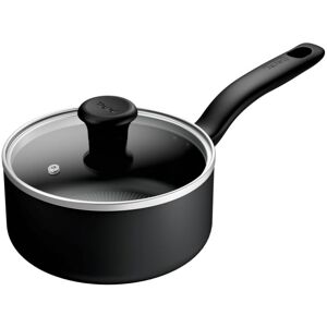 Tefal Titanium Essential Saucepan 18 cm + Lid, Non-Stick Coating, Metal Safe, Co Tefal Titanium Essential Saucepan 18 cm + Lid, Non-Stick Coating, Metal Safe, Co