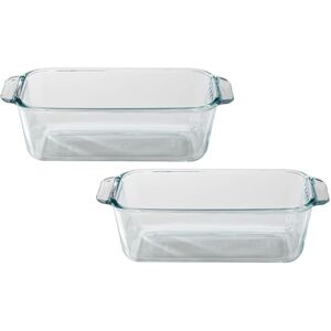 Pyrex 1.5-Quart Clear Basics Glass Loaf Pan (Set of 2) Pyrex 1.5-Quart Clear Basics Glass Loaf Pan (Set of 2)