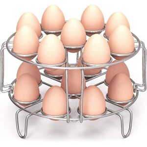 Unbranded Stackable Egg Rack, Kitchen Tripod Steamer for Cooking 18 Eggs, Stainless Steel Unbranded Stackable Egg Rack, Kitchen Tripod Steamer for Cooking 18 Eggs, Stainless Steel
