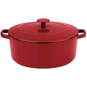 Cuisinart Chef's Classic Enameled Cast Iron Round Covered Casserole (Venice Red Cuisinart Chef's Classic Enameled Cast Iron Round Covered Casserole (Venice Red