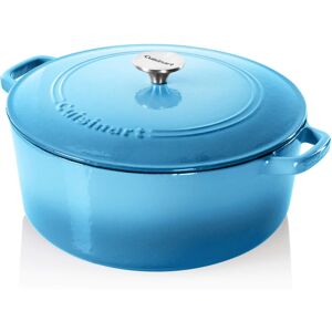 Cuisinart Chef's Classic Enameled Cast Iron Round Covered Casserole (Blue Gradie Cuisinart Chef's Classic Enameled Cast Iron Round Covered Casserole (Blue Gradie