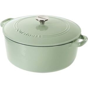 Cuisinart Chef's Classic Enameled Cast Iron Round Covered Casserole (Mint Green Cuisinart Chef's Classic Enameled Cast Iron Round Covered Casserole (Mint Green