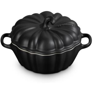 Le Creuset Stoneware Figural Pumpkin Petite Cocotte 12 oz. Licorice Le Creuset Stoneware Figural Pumpkin Petite Cocotte 12 oz. Licorice