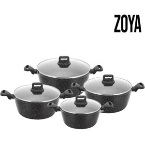 SQ Professional Zoya Stockpot 4pcs Set Non stick Cooking Pot Cookware SQ Professional Zoya Stockpot 4pcs Set Non stick Cooking Pot Cookware