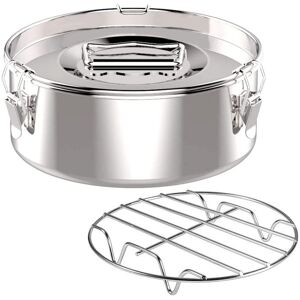 Unbranded Flan Pan Mold, Stainless Steel Flan Mold with Lid - Flan Maker for 6 Quart Pot Unbranded Flan Pan Mold, Stainless Steel Flan Mold with Lid - Flan Maker for 6 Quart Pot