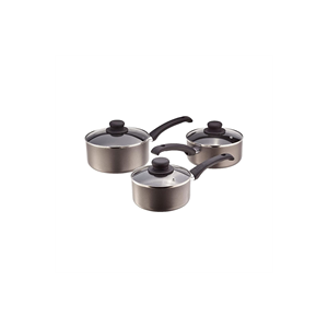 Judge Everyday Cookware Set 3 Piece - Pewter Judge Everyday Cookware Set 3 Piece - Pewter