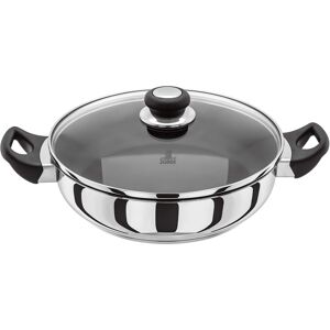 Judge Vista J232A Stainless Steel Non-Stick Large Sauteuse 28cm Frying Pan with Judge Vista J232A Stainless Steel Non-Stick Large Sauteuse 28cm Frying Pan with