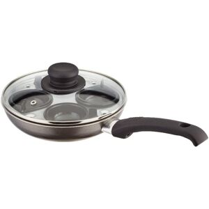 Judge Non-Stick Egg Poacher Pan, 20cm, 4 Egg Poacher Cups, Frying Pan Base & Gla Judge Non-Stick Egg Poacher Pan, 20cm, 4 Egg Poacher Cups, Frying Pan Base & Gla