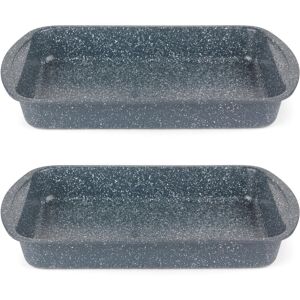 Russell Hobbs COMBO-5446 Roasting Pan Set of 2-38cm Non Stick Oven Roasting Tray Russell Hobbs COMBO-5446 Roasting Pan Set of 2-38cm Non Stick Oven Roasting Tray