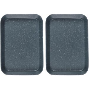 Russell Hobbs COMBO-8284 Deep Roasting Pan Set of 2, Non-Stick Carbon Steel Roas Russell Hobbs COMBO-8284 Deep Roasting Pan Set of 2, Non-Stick Carbon Steel Roas