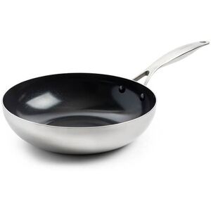 GreenPan Geneva 3-Ply Stainless Steel Non-Stick 28cm Wok GreenPan Geneva 3-Ply Stainless Steel Non-Stick 28cm Wok