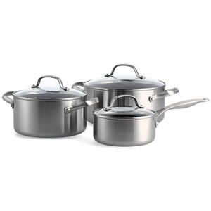 GreenPan Geneva 3-Ply Stainless Steel Non-Stick 3 Piece Cookware Set GreenPan Geneva 3-Ply Stainless Steel Non-Stick 3 Piece Cookware Set