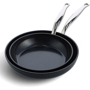 GreenPan Barcelona Pro Aluminium Non-Stick 24cm & 28cm Frying Pan Set with Pan P GreenPan Barcelona Pro Aluminium Non-Stick 24cm & 28cm Frying Pan Set with Pan P