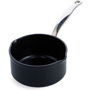 GreenPan Barcelona Pro Aluminium Non-Stick 16cm Saucepan with Pouring Spouts GreenPan Barcelona Pro Aluminium Non-Stick 16cm Saucepan with Pouring Spouts