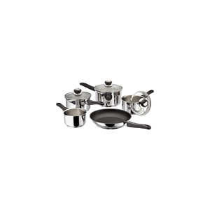 Judge Vista Draining Cookware Set Set of 5 Silver Judge Vista Draining Cookware Set Set of 5 Silver