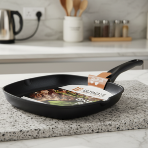 SQ Professional Ultimate Carbon Steel Grill Pan 28cm SQ Professional Ultimate Carbon Steel Grill Pan 28cm